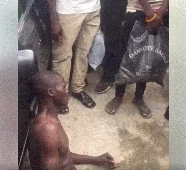 Hired Killer Caught While Trying To Strangle Woman To Death In Lagos (Photos)